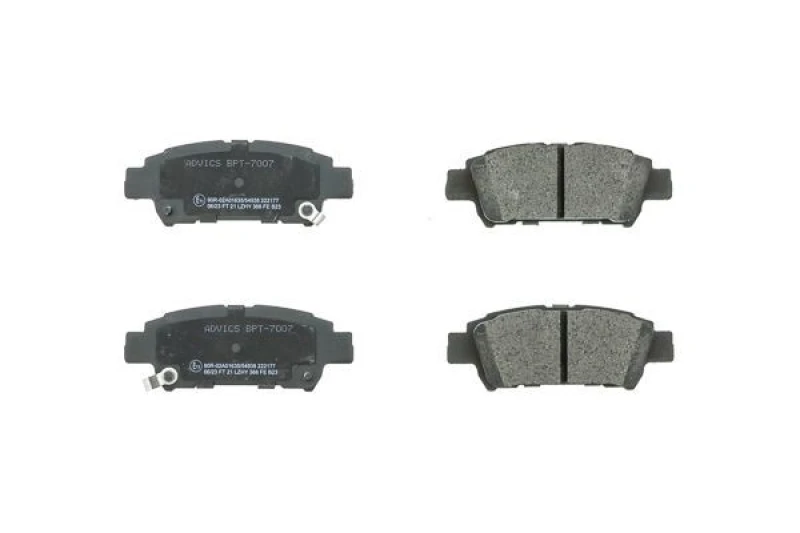 Image of AISIN BPT-7007 Brake pad set Rear Axle Brake Pad Set,disc brake (402)