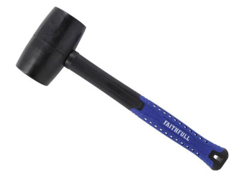 Image of Faithfull Black Fibreglass Mallet FAIRMBF24 Weight: 680g