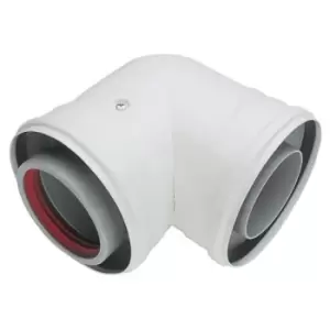 Image of Vaillant Ecotec/Ecomax 125mm 87 Degree Boiler Flue Bend - 504891