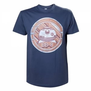 Image of Star Wars VII The Force Awakens Adult Male BB-8 Astromech Droid Small T-Shirt
