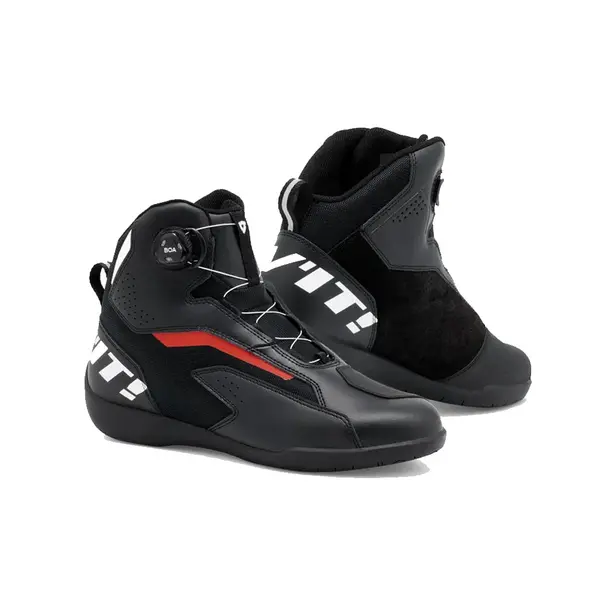 Image of REV'IT! Shoes Jetspeed Pro Black Red Size 40