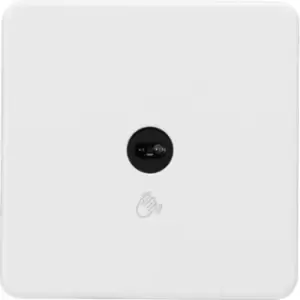 image of MLA Knightsbridge 230V 1G 1-Way Touchless Switch Matt White - SFTS1MW