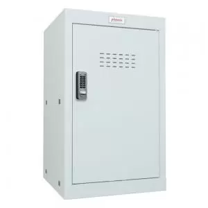 image of Phoenix CL Series Size 3 Cube Locker in Light Grey with Electronic