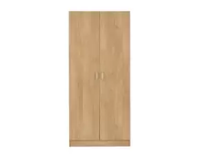 Image of Seconique Bellingham Oak 2 Door Double Wardrobe