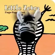 Image of little zebra finger puppet book