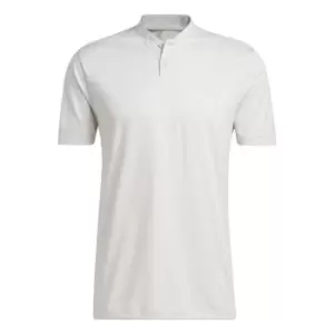 Image of adidas Textured Stripe Polo - Brown