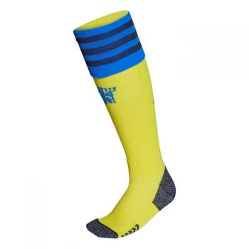 Image of adidas Manchester United Third Socks 2021 2022 - Yellow