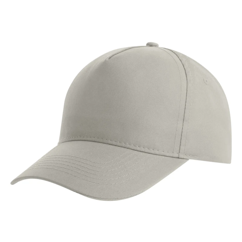 Image of Atlantis Atlantis Men Recy Five Polyester Baseball Cap in Grey Grey One Size Male 5063107765536