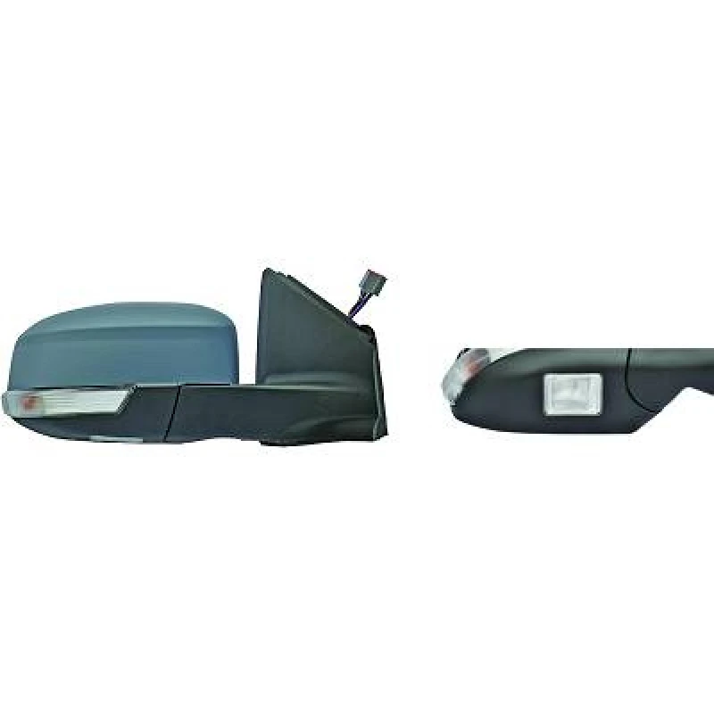 Image of DIEDERICHS 1428524 Wing mirror Right, with Peripheral Lighting, primed Outside Mirror (50)