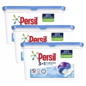 image of Persil 3-in-1 Non Bio Washing Capsules 38 x 3 Washes