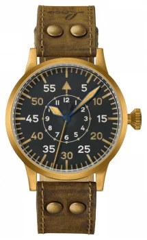 Image of Laco Dortmund Bronze Pilotes Leather 862088 Watch