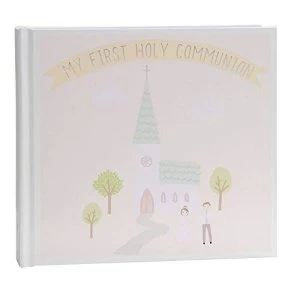 image of 4" x 6" - Faith & Hope 1st Communion Photo Album - Pink