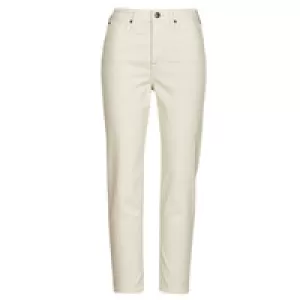 Image of Lee Carol Straight Leg Crop Jean - Ecru, Size 28, Inside Leg 31, Women