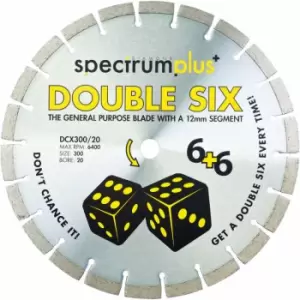 Image of Ox Tools - ox Spectrum Plus Double Six Diamond Blade - gp - 125/22.23mm