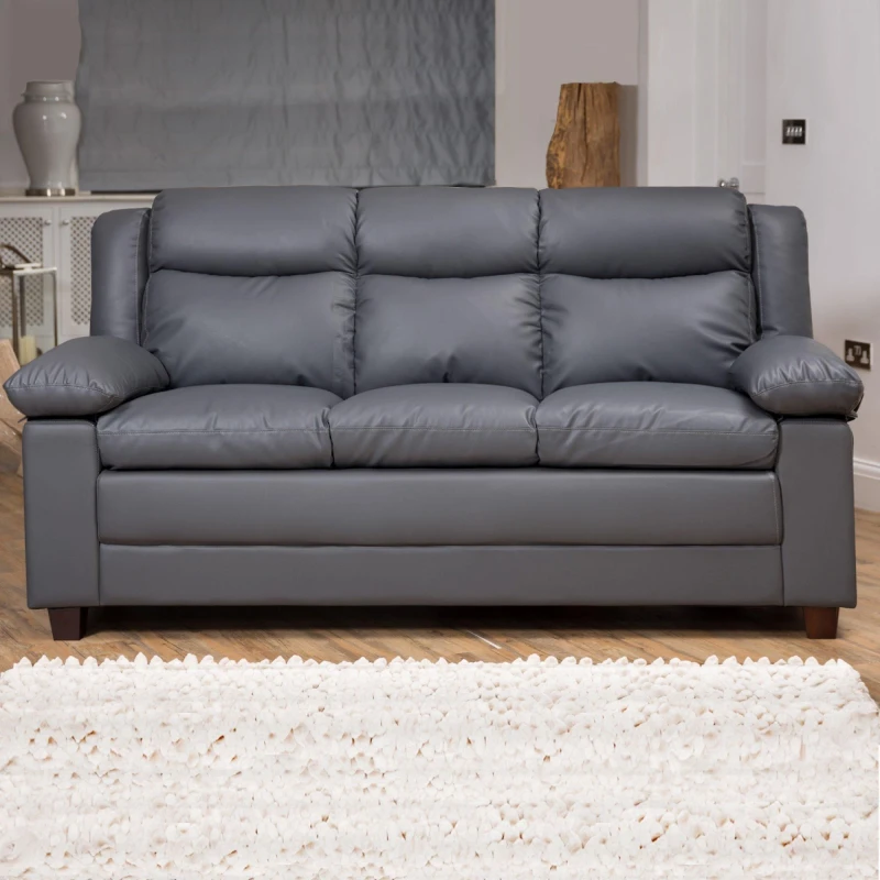 Image of Artemis Home Standish 3 Seat Sofa in Grey Grey Unisex