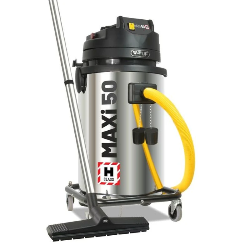 Image of V-TUF MAXi - 50L H-Class 1750w Industrial Dust Extractor Vacuum Cleaner (110V)