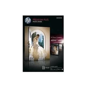 image of Original HP A4 Premium Pluss Semi Gloss Photo Paper 300gsm (20sheets)