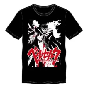 Image of Berserk T-Shirt Guts Kanji Size L