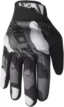 Shot Drift Camo Motocross Gloves, grey, Size M L, grey, Size M L