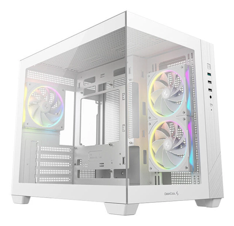 Image of DeepCool DeepCool CG330 3F WH Tower White R-CG330-WHNGM3-G
