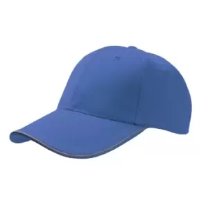 Image of Atlantis Reflect 6 Panel Reflective Piping Baseball Cap (One Size) (Royal)