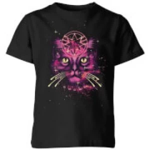 Image of Captain Marvel Neon Goose Kids T-Shirt - Black - 11-12 Years