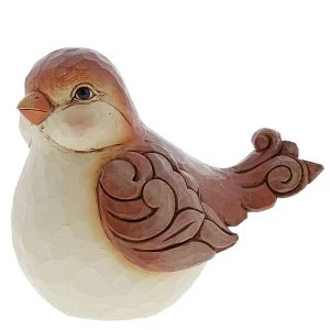 image of A Sparrow's Song Tan Bird Figurine