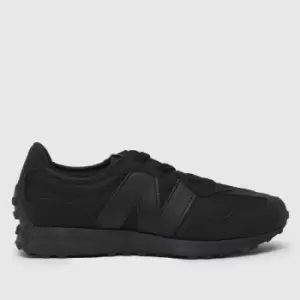 Image of New Balance Black 327 Junior Trainers