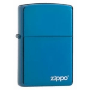 image of Zippo Logo Sapphire Windproof Lighter