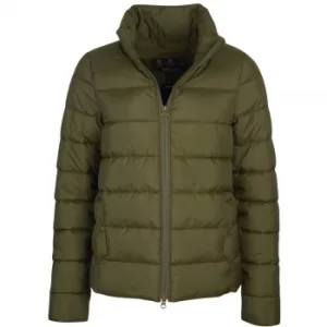 Image of Barbour Womens Hinton Quilted Jacket Olive 10