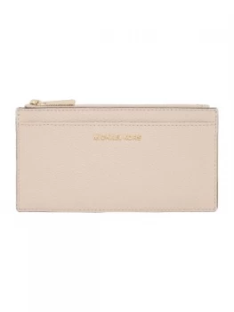 image of Michael Kors Mercer large slim card case Light Pink