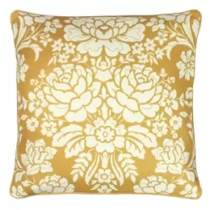 Image of Paoletti Melrose Floral Cushion Cover (One Size) (Honey)