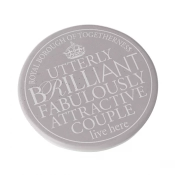 Image of Round Coaster Attractive Couple By Heaven Sends