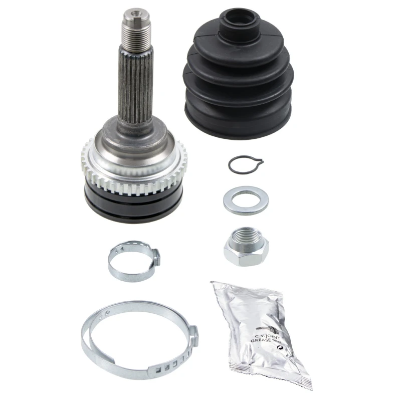 Image of FEBI BILSTEIN 185073 CV Joint Front Axle, with nut, with grease Joint Kit,drive shaft (5)