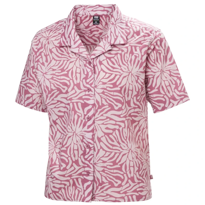 Image of Helly Hansen Woman's shirt Helly Hansen Holmen Ss Violet Female L