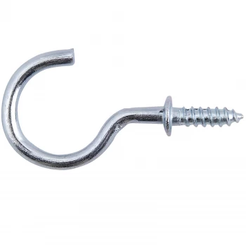 Image of Select Hardware Cup Hooks Shoulder Bright Zinc Plated 30mm 15 Pack