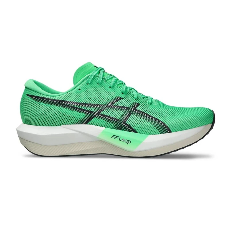 Image of Asics Magic Speed 5 Green Black SS26 Unisex Shoes, Size 42,5 - EUR