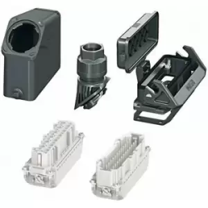 Phoenix Contact B24 Series 24 Way 16A Connector Set, includes Cable Gland HC-B-G-M32-PLRBK 1407671, Contact Insert HC-B24-I-PT-F