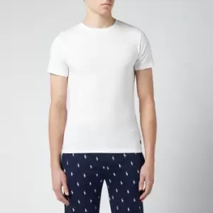 Image of Polo Ralph Lauren Mens 2-Pack Classic Crewneck T-Shirts - White - M