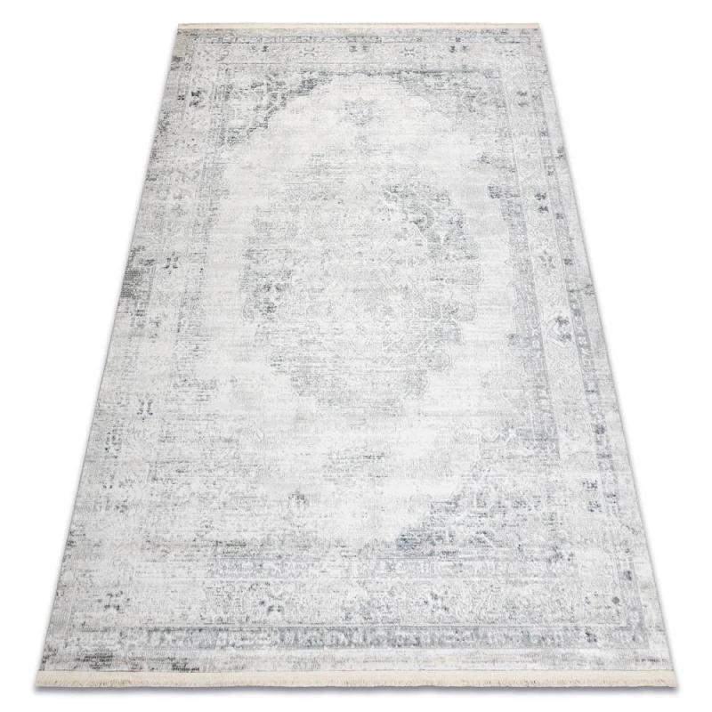 Image of RugsX Distin 0201A White / Blue / Light Green Modern Carpet - Ornament, Fram 180X270 Cm