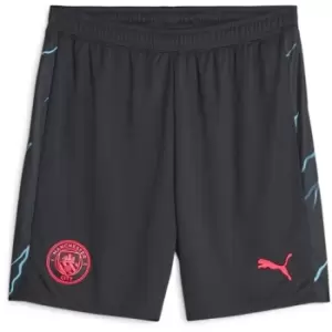 Puma Manchester City Third Shorts 2023 2024 Adults - Blue