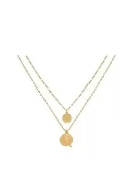 image of Bibi Bijoux Gold 'Serenity' Layered Charm Necklace