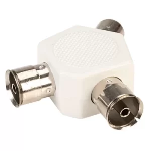 image of AV:Link 122.051UK Adaptor Coaxial Y Splitter