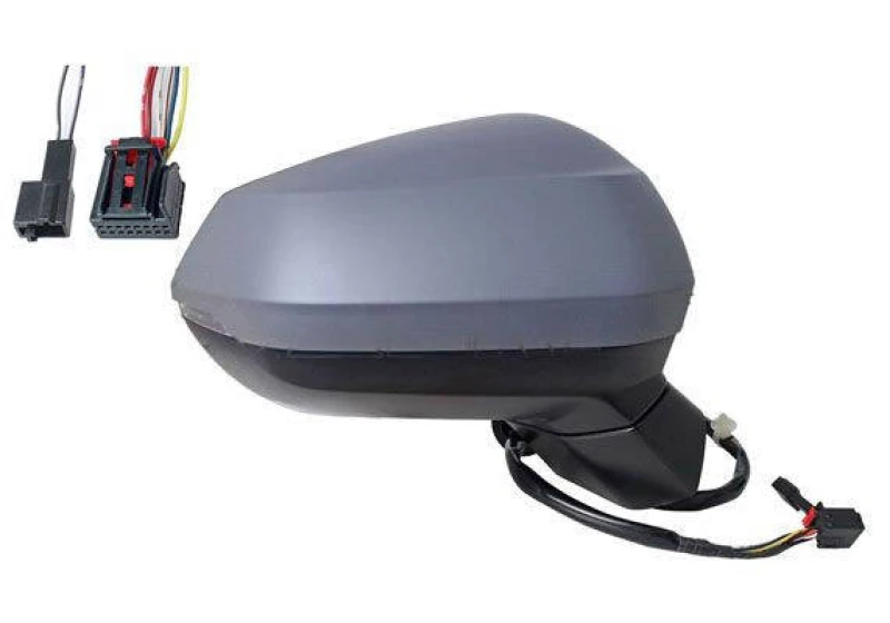 Image of ALKAR 9040777 Wing mirror Right, Electric, Convex, primed Outside Mirror (50)
