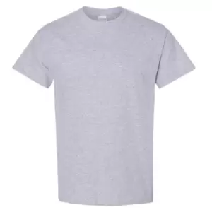 image of Gildan Mens Heavy Cotton Short Sleeve T-Shirt (2XL) (Sport Grey)