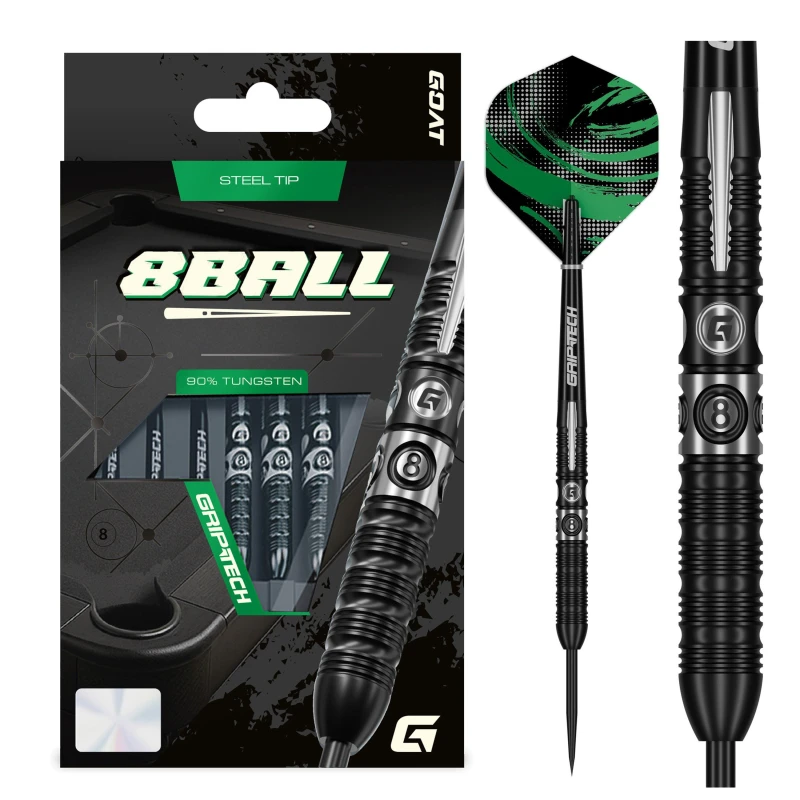 Image of GOAT GOAT 8Ball Darts - Steel Tip - 90% Tungsten Darts 8ball unisex 22g