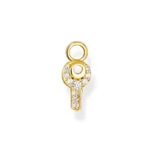 image of THOMAS SABO Gold Plated Key Ear Pendant