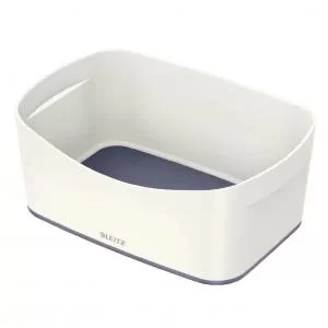 Image of Leitz MyBox WOW Storage Tray W 246 x H 98 x D 160 mm. Whitegrey.