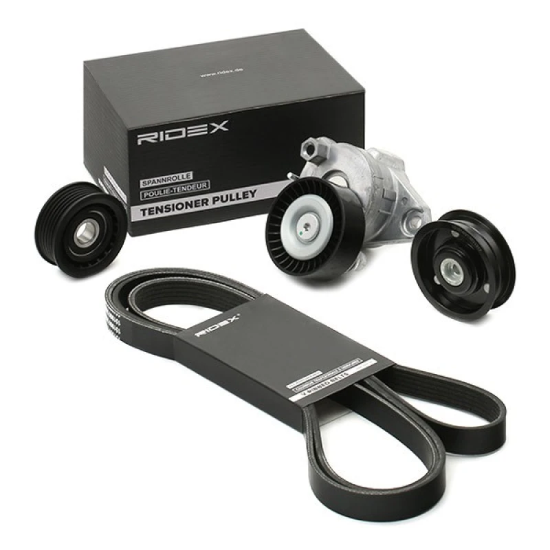 Image of RIDEX 542R0364 V-ribbed belt set V-Ribbed Belt Set (542)