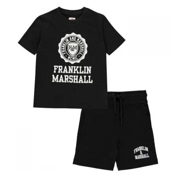 Image of Farah T Shirt and Short Set Kids - Black